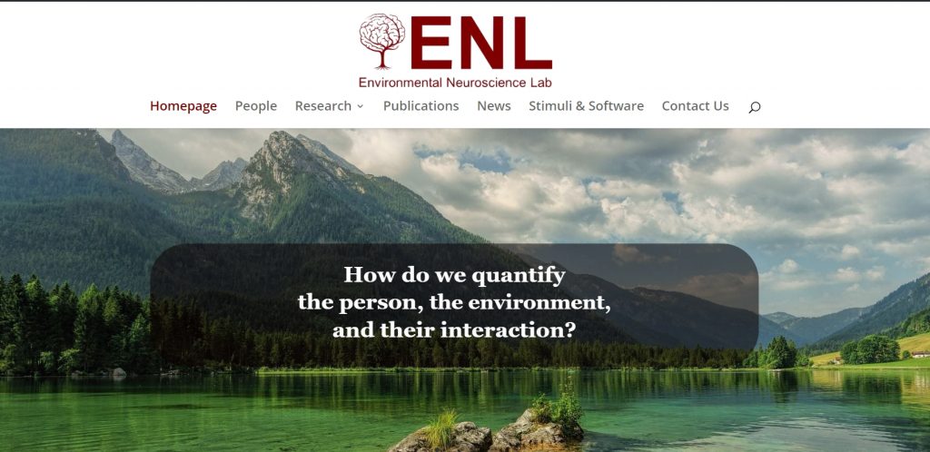 Environmental Neuroscience Lab at the University of Chicago